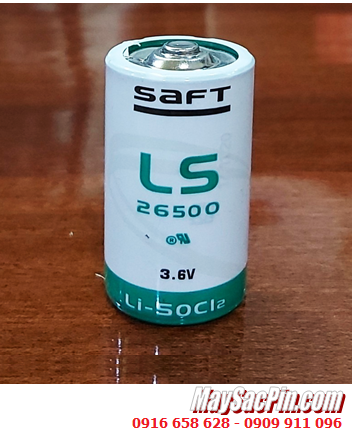 Pin Saft LS26500 _Pin LS26500; Pin nuôi nguồn PLC Saft LS26500 lithium 3.6v C 7700mAh _Xuất xứ Pháp